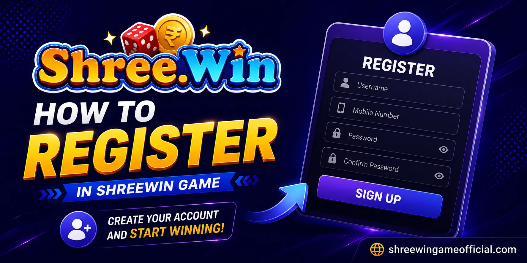 How to register on ShreeWin step by step